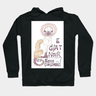 Cafe Au Lait Le Chat Noir Hoodie